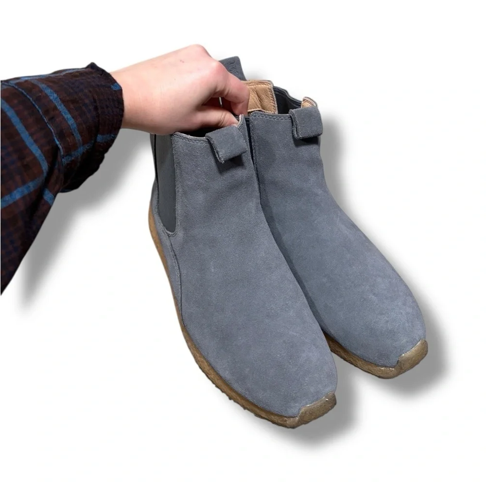 Kith x Ronnie Fieg for Clarks Season 2 Radlett in Asteroid Blue Suede Leather